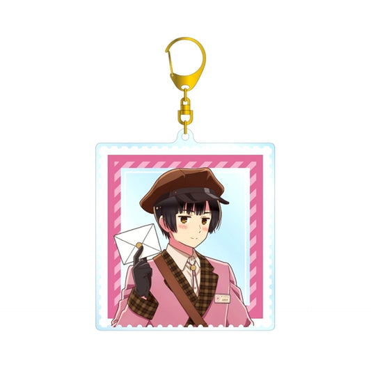 Anime "Hetalia World Stars" Newly Drawn Japan Postman ver. BIG Acrylic Keychain (Reissue) [NEW]