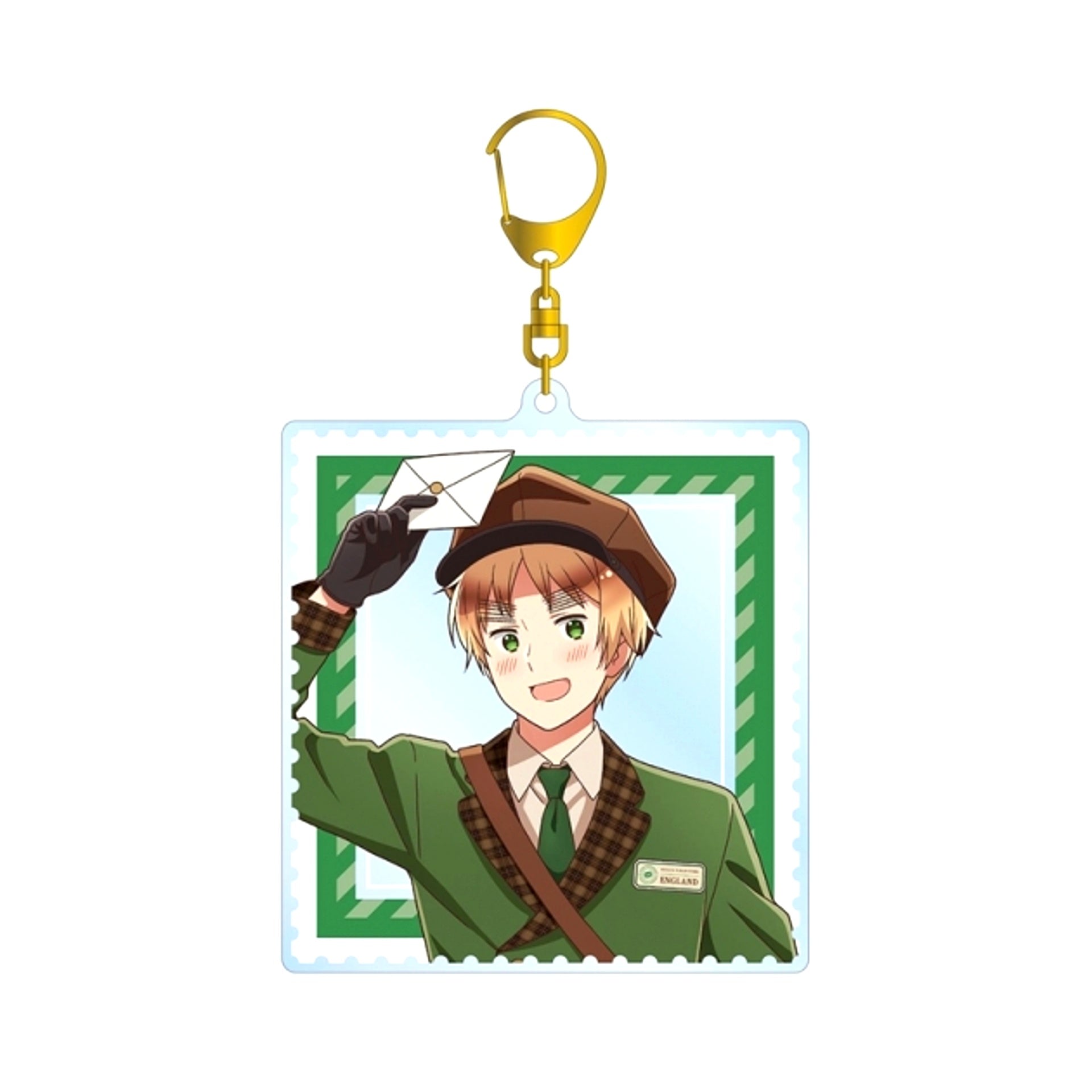 Anime "Hetalia World Stars" Newly Drawn England Postman ver. BIG Acrylic Keychain (Reissue) [NEW]