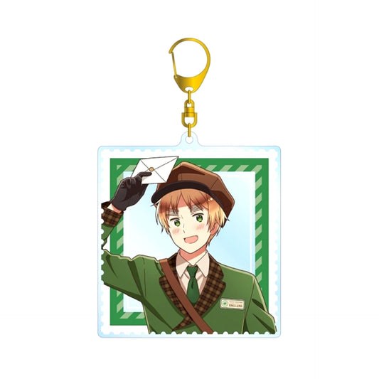 Anime "Hetalia World Stars" Newly Drawn England Postman ver. BIG Acrylic Keychain (Reissue) [NEW]