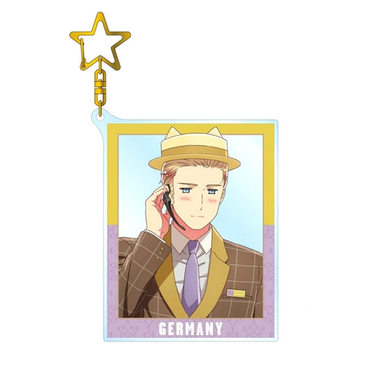 Anime Hetalia World Stars Newly Drawn Illustration Germany Amusement Park ver. BIG Acrylic Keychain Goods - Keychain Resale [NEW]