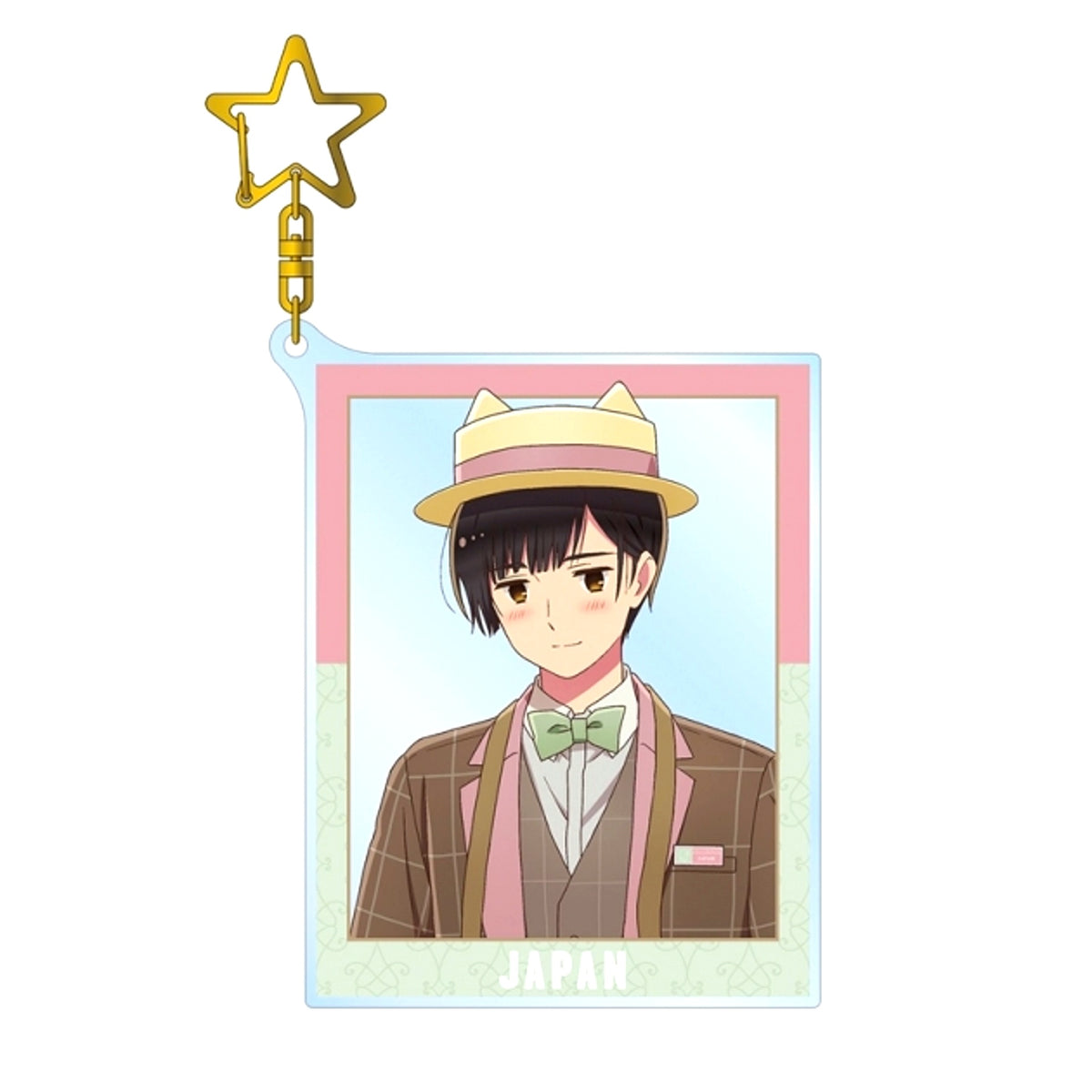 Anime Hetalia World Stars Newly Drawn Illustration Japan Amusement Park ver. BIG Acrylic Keychain Goods - Keychain Resale [NEW]