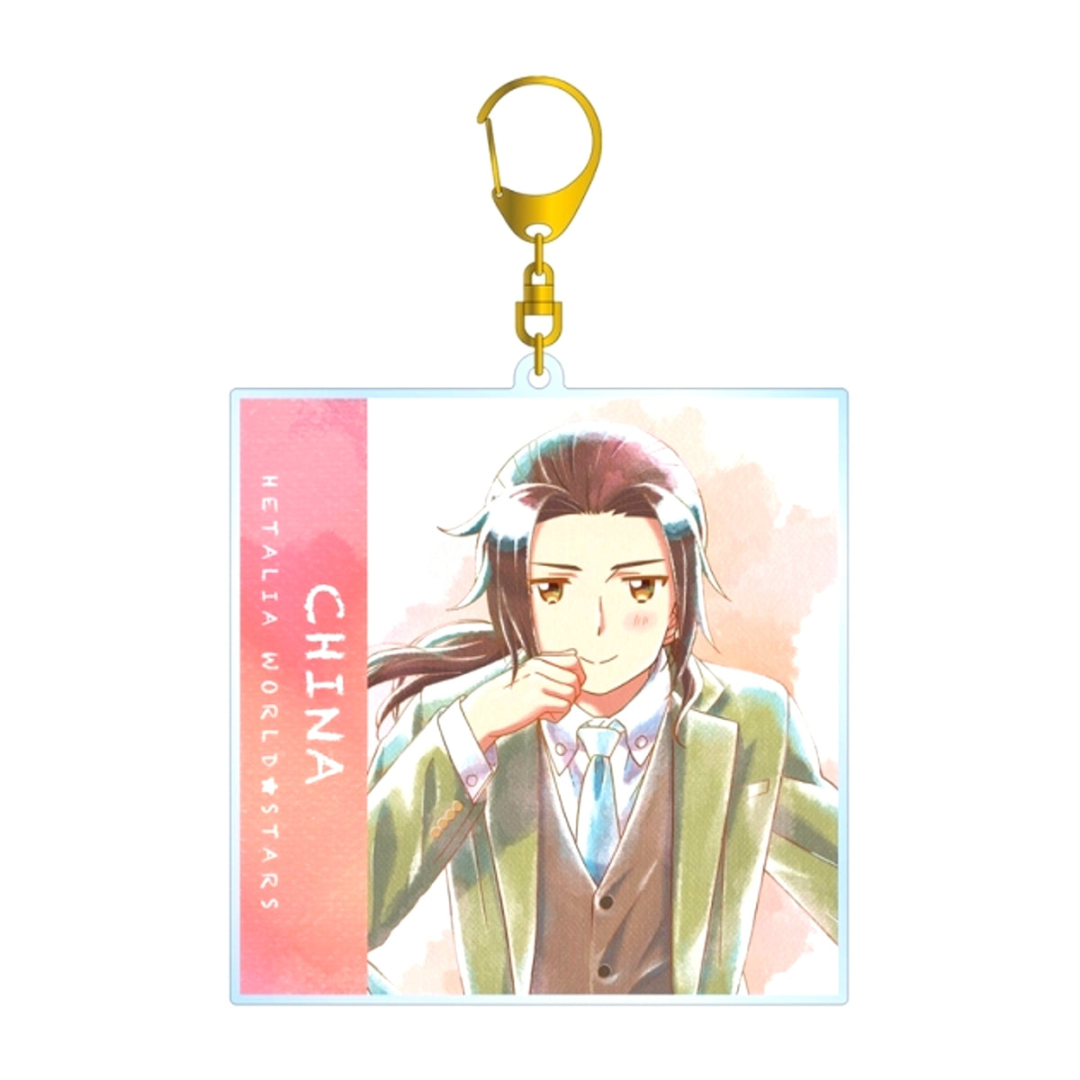 Anime Hetalia World Stars China Ani-Art aqua label BIG Acrylic Keychain Goods - Keychain Resale [NEW]