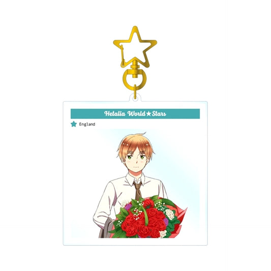 Anime Hetalia World Stars United Kingdom Photo Frame Style Big Acrylic Keychain Goods - Keychain Resale [NEW]