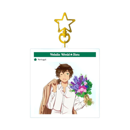 Anime Hetalia World Stars Portugal Photo Frame Style Big Acrylic Keychain Goods - Keychain Resale [NEW]