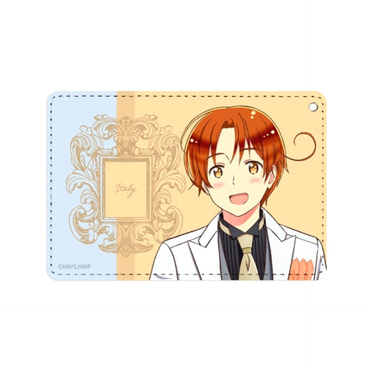 Anime Hetalia World Stars Newly Drawn Illustration Italy Butler Ver.. 1 Pocket Pass case Goods - Pass case Resale [NEW]
