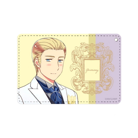 Anime Hetalia World Stars Newly Drawn Illustration Germany Butler Ver.. 1 Pocket Pass case Goods - Pass case Resale [NEW]
