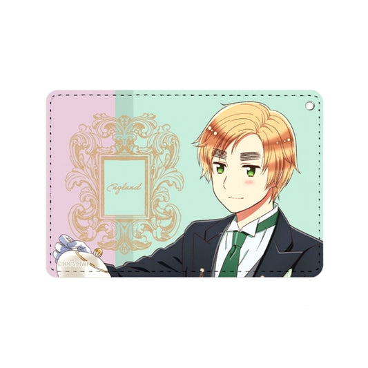 Anime Hetalia World Stars Newly Drawn Illustration United Kingdom Butler Ver.. 1 Pocket Pass case Goods - Pass case Resale [NEW]