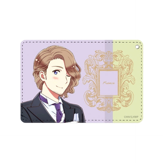 Anime Hetalia World Stars Newly Drawn Illustration France Butler Ver.. 1 Pocket Pass case Goods - Pass case Resale [NEW]