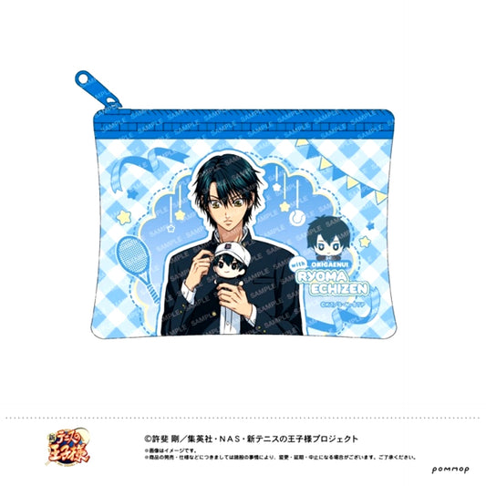 The Prince of Tennis II Mini Clear Pouch -Together with Dress-Up Plush- (A Ryoma Echizen) [NEW]