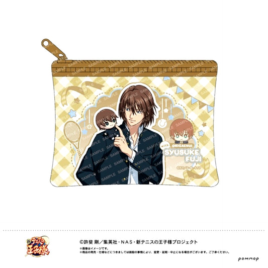 The Prince of Tennis II Mini Clear Pouch -Together with Dress-Up Plush- (C Shusuke Fuji) [NEW]