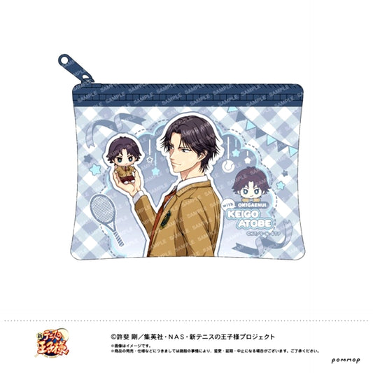 The Prince of Tennis II Mini Clear Pouch -Together with Dress-Up Plush- (D Keigo Atobe) [NEW]