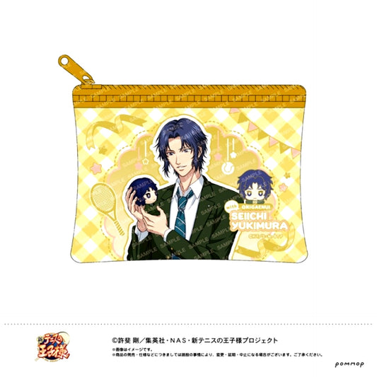 The Prince of Tennis II Mini Clear Pouch -Together with Dress-Up Plush- (E Seiichi Yukimura) [NEW]