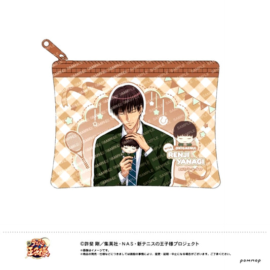 The Prince of Tennis II Mini Clear Pouch -Together with Dress-Up Plush- (F Renji Yanagi) [NEW]