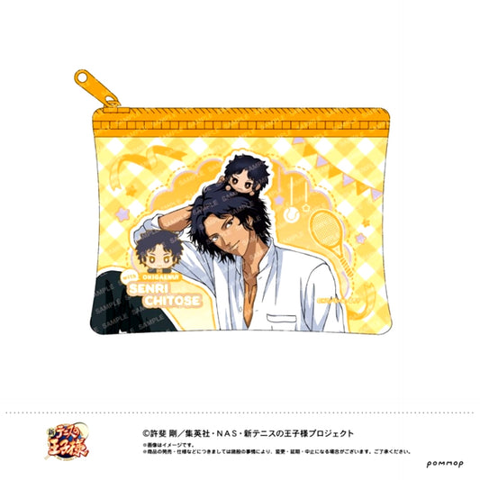 The Prince of Tennis II Mini Clear Pouch -Together with Dress-Up Plush- (H Senri Chitose) [NEW]
