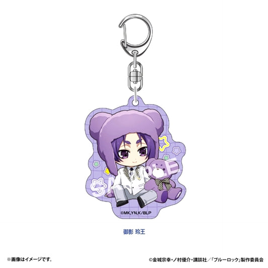 Blue Lock Petit Bear Acrylic Keychain (Reo Mikage) [NEW]