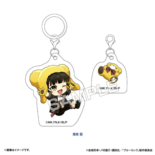 Blue Lock Petit Bear Acrylic Marker Charm Set (Meguru Bachira) [NEW]
