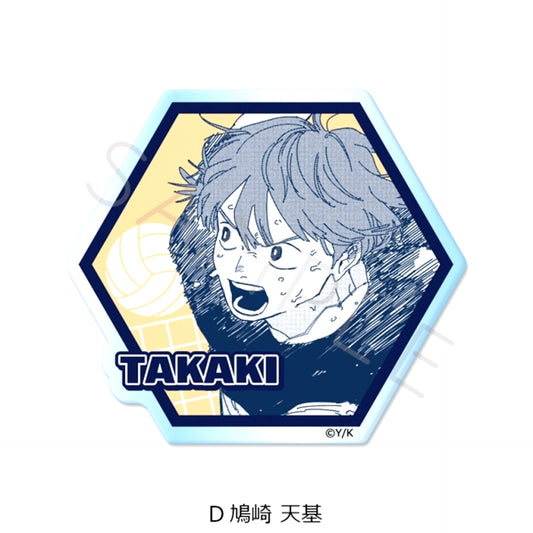 DIG IT 3way Acrylic Badge D (Takaki Hatozaki) [NEW]