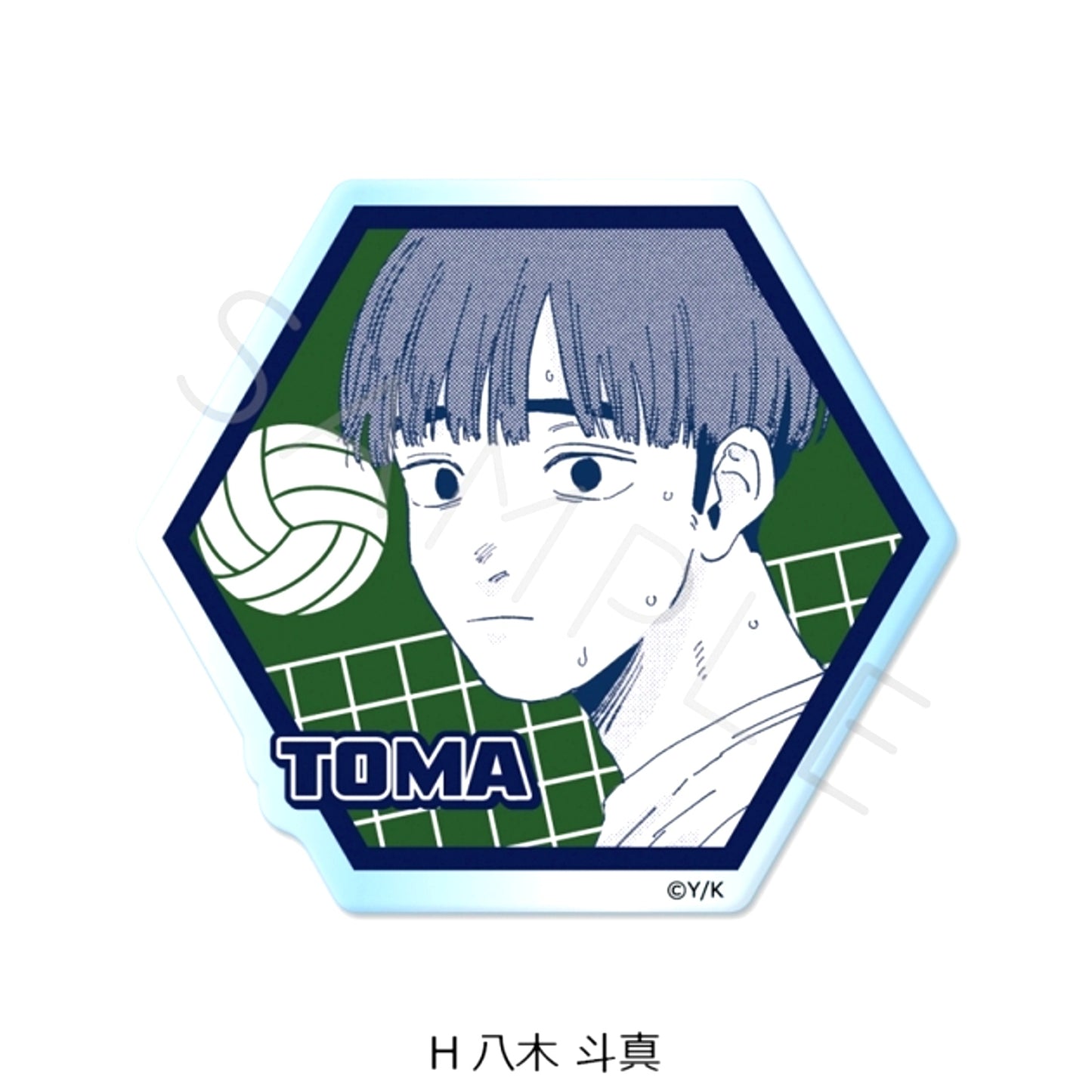DIG IT 3way Acrylic Badge H (Toma Yagi) [NEW]