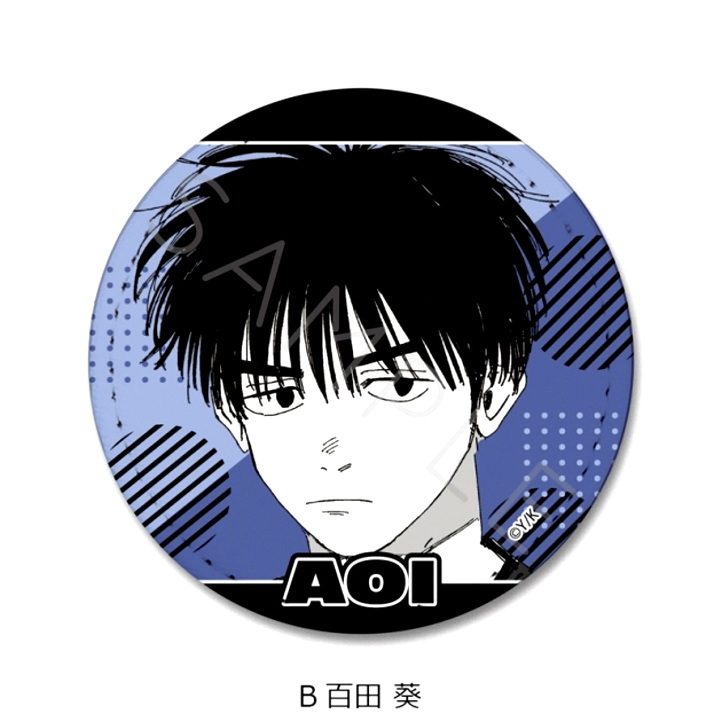 DIG IT Leather Badge (Round) B (Aoi Momota) [NEW]