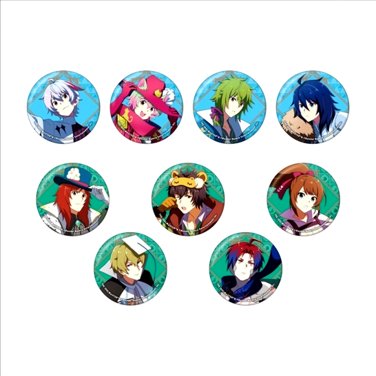 THE IDOLM@STER SideM TRANSCENDENT T@LES Random Button vol.3 B (All 9 Types Random) Goods - Badge [NEW]