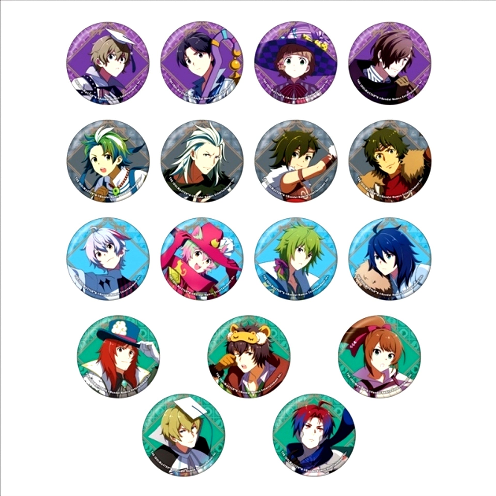THE IDOLM@STER SideM TRANSCENDENT T@LES Random Can Badge vol.3 (All Types Set) [NEW]