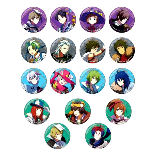 THE IDOLM@STER SideM TRANSCENDENT T@LES Random Can Badge vol.3 (All Types Set) [NEW]