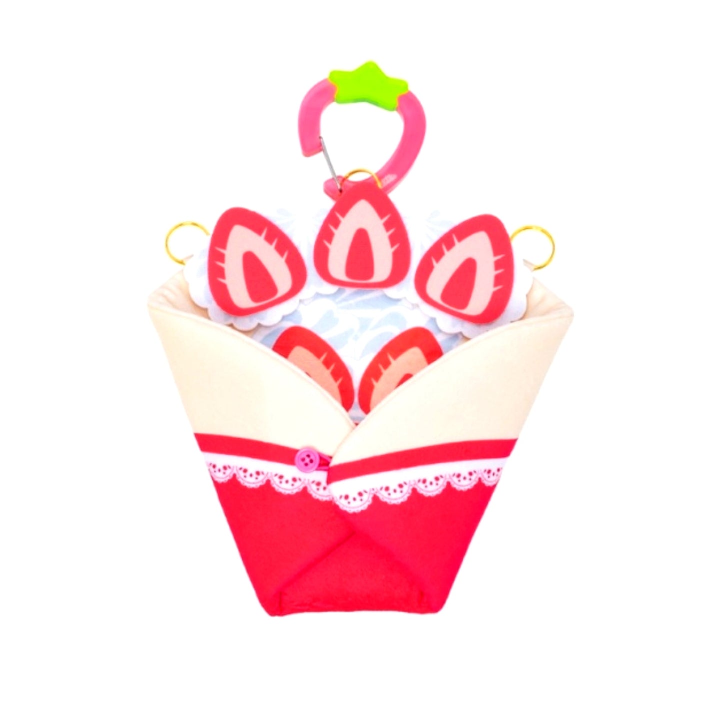 OZaKKa Plush Doll Swaddle Nuikurumin BIG (Crepe Strawberry) [NEW]