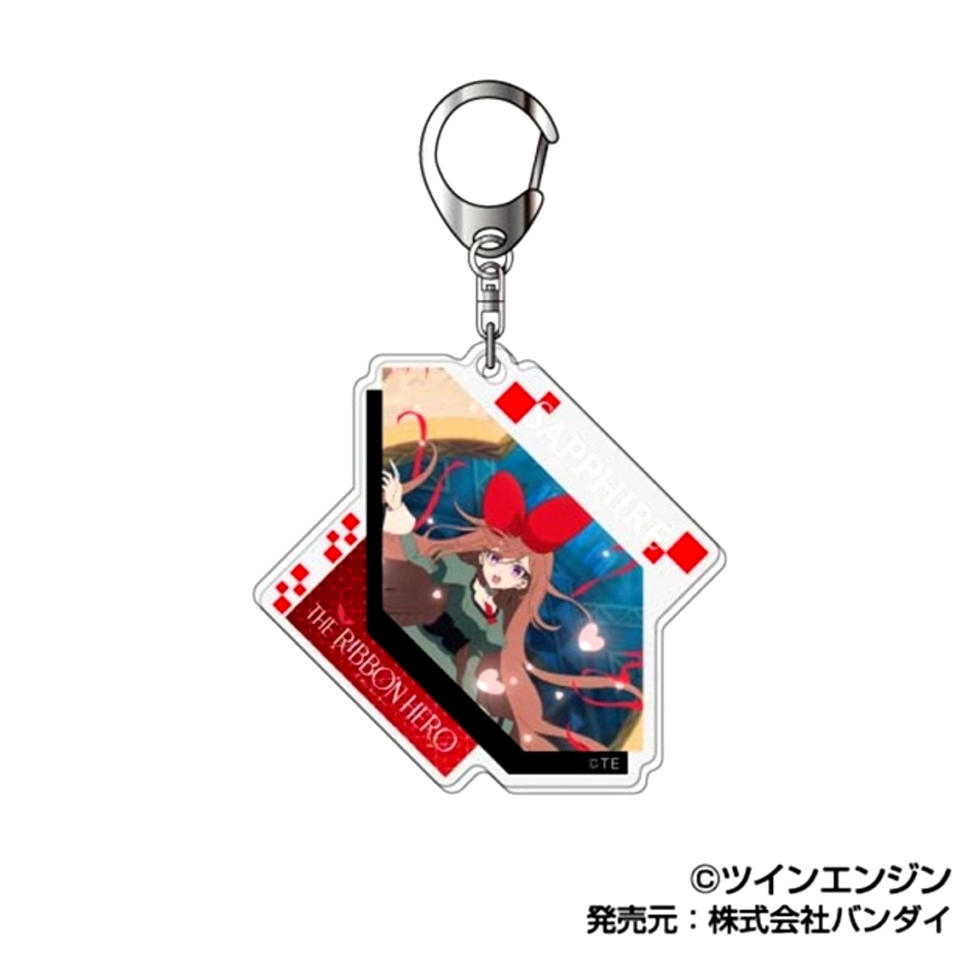 THE RIBBON HERO Acrylic Keychain 02 Sapphire (Casual Clothes) [NEW]