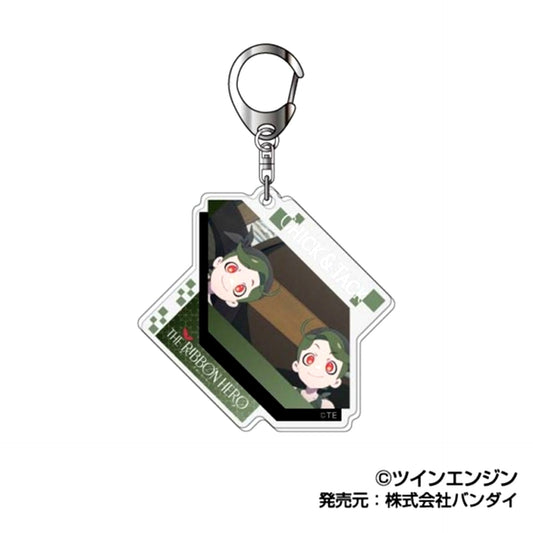 THE RIBBON HERO Acrylic Keychain 08 Chick & Tack [NEW]
