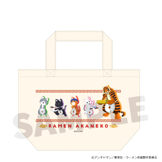 TV Anime Red Cat Ramen Lunch Tote Bag [NEW]