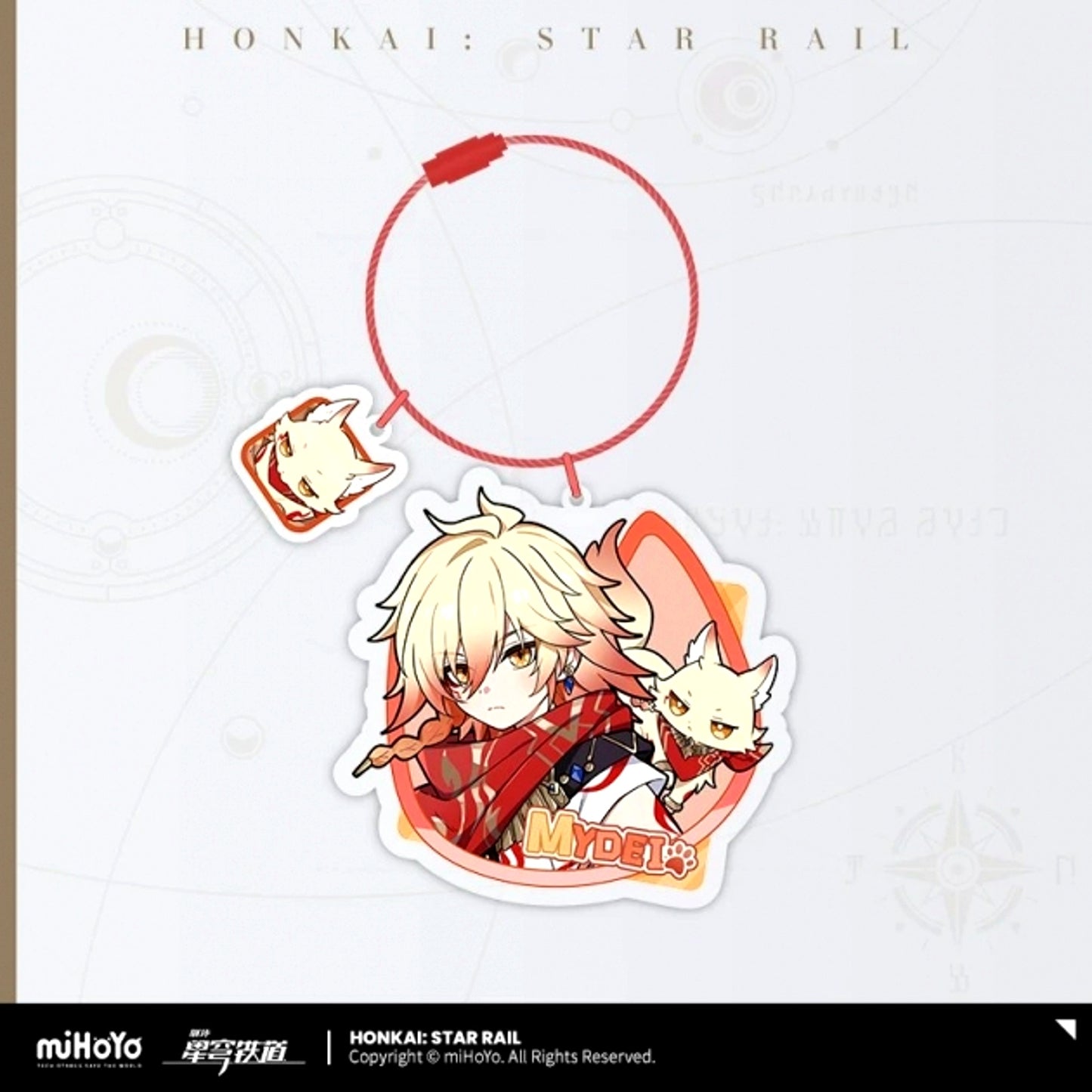 Honkai: Star Rail Chibi Cat Series Acrylic Keychain Mydei [NEW]