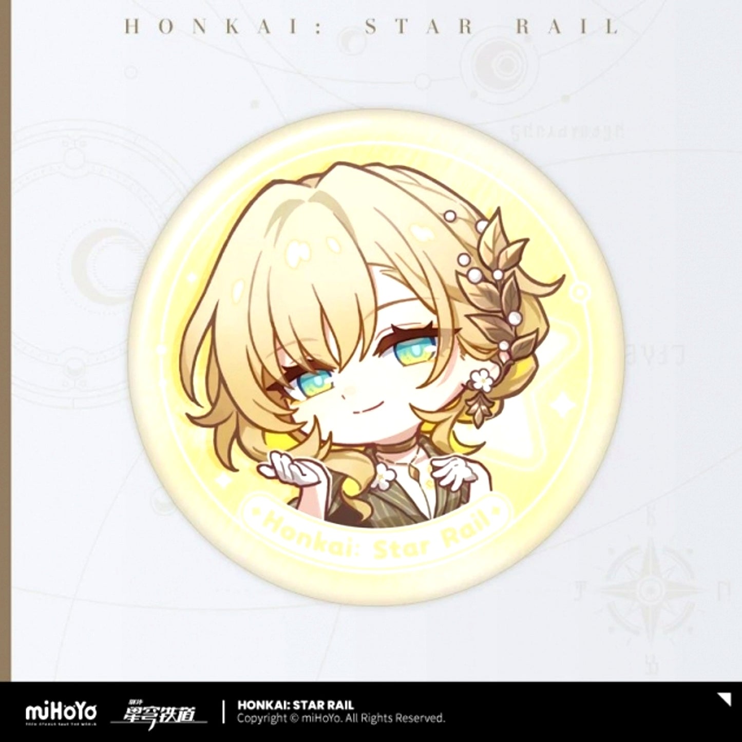 Honkai: Star Rail Nameless Honor Series Can Badge Aglaea [NEW]