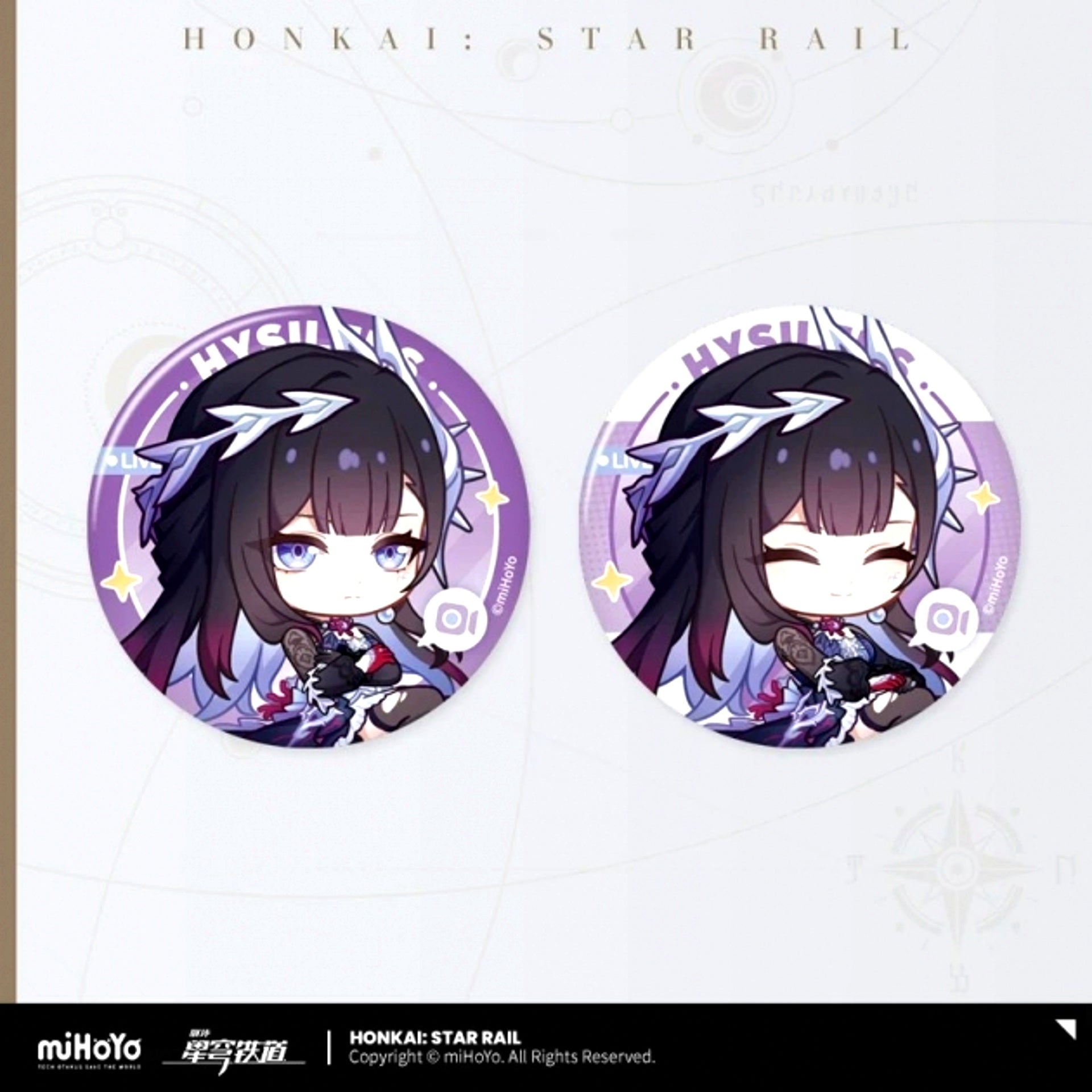 Honkai: Star Rail Mr. Fukuro's Consultation Room Series Can Badge Set Hysilens [NEW]