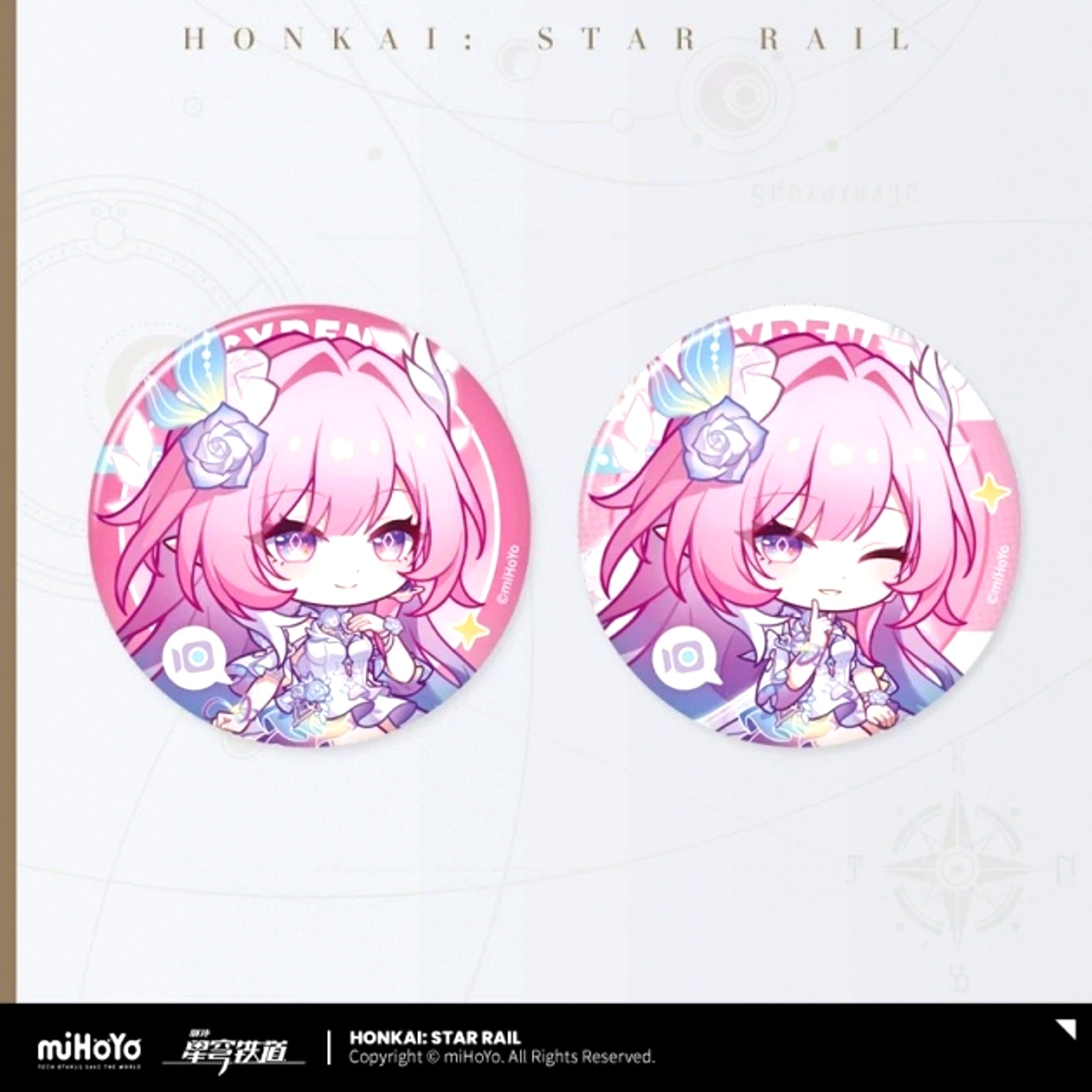 Honkai: Star Rail Mr. Fukuro's Consultation Room Series Can Badge Set Cyrene [NEW]
