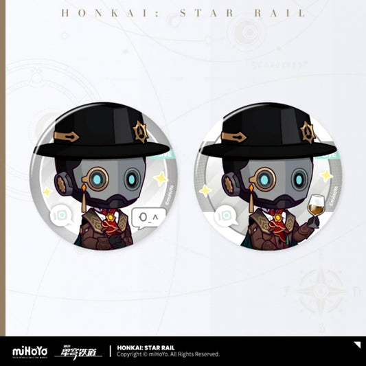 Honkai: Star Rail Mr. Fukuro's Consultation Room Series Can Badge Set Screwllum [NEW]