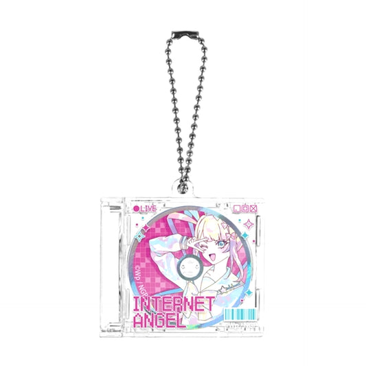 NEEDY GIRL OVERDOSE Anime KAngel Ani-Art KAWAII label CD Jacket Style Keychain [NEW]