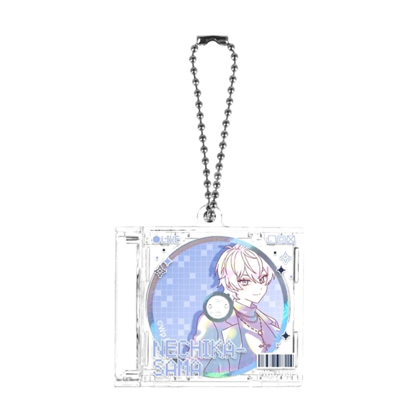 NEEDY GIRL OVERDOSE Anime Nechika-sama Ani-Art KAWAII label CD Jacket Type Keychain [NEW]