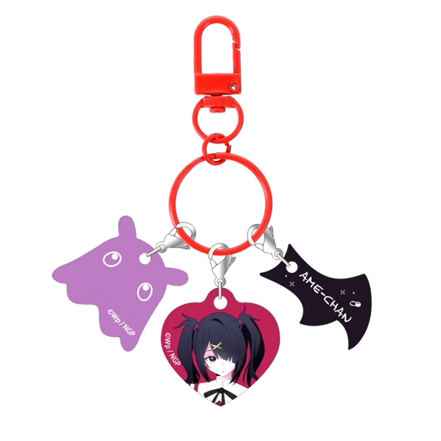 Anime NEEDY GIRL OVERDOSE Ame-chan Jarajara Triple Acrylic Charm [NEW]