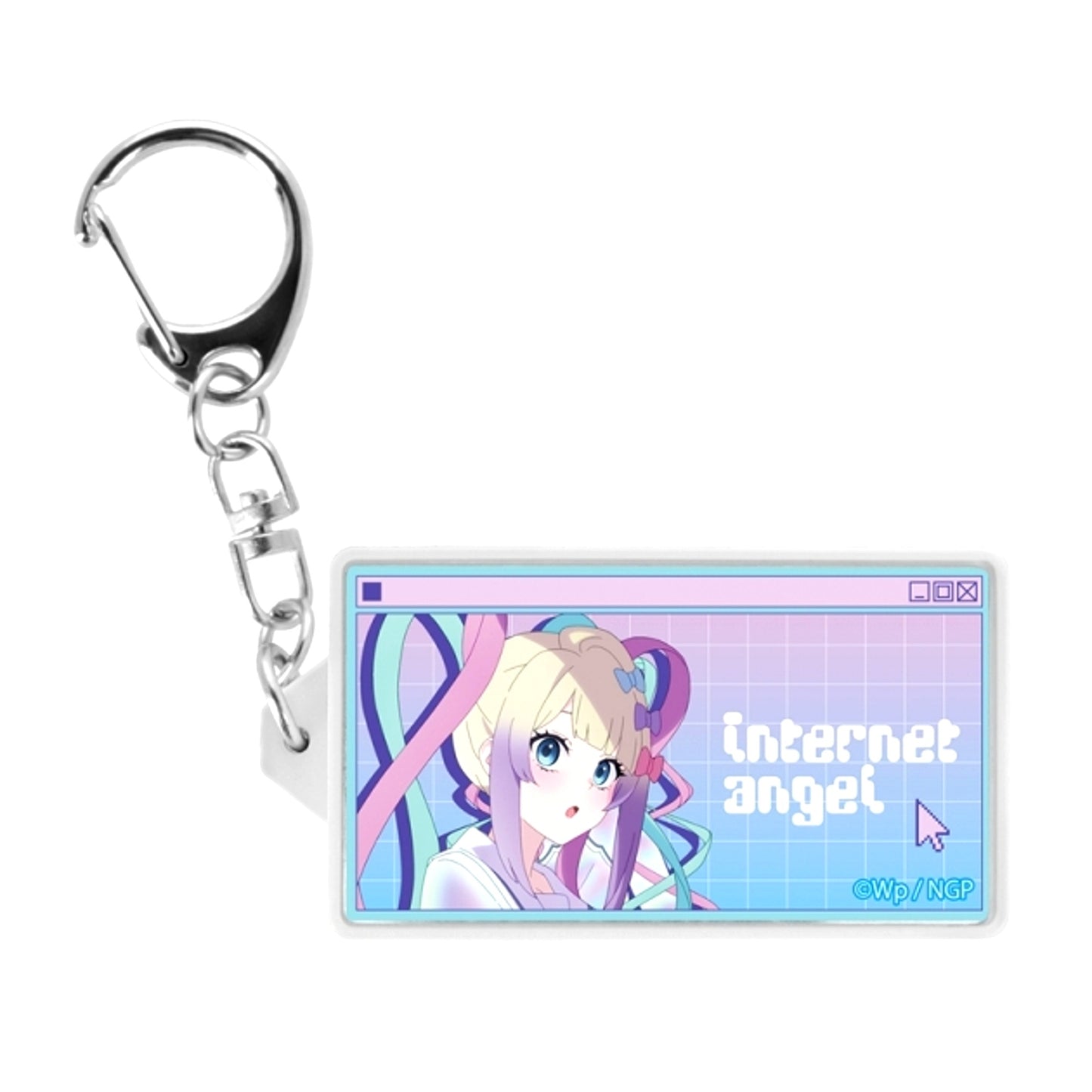 NEEDY GIRL OVERDOSE Anime KAngel LED Retro Sign Style Keychain ver.A [NEW]