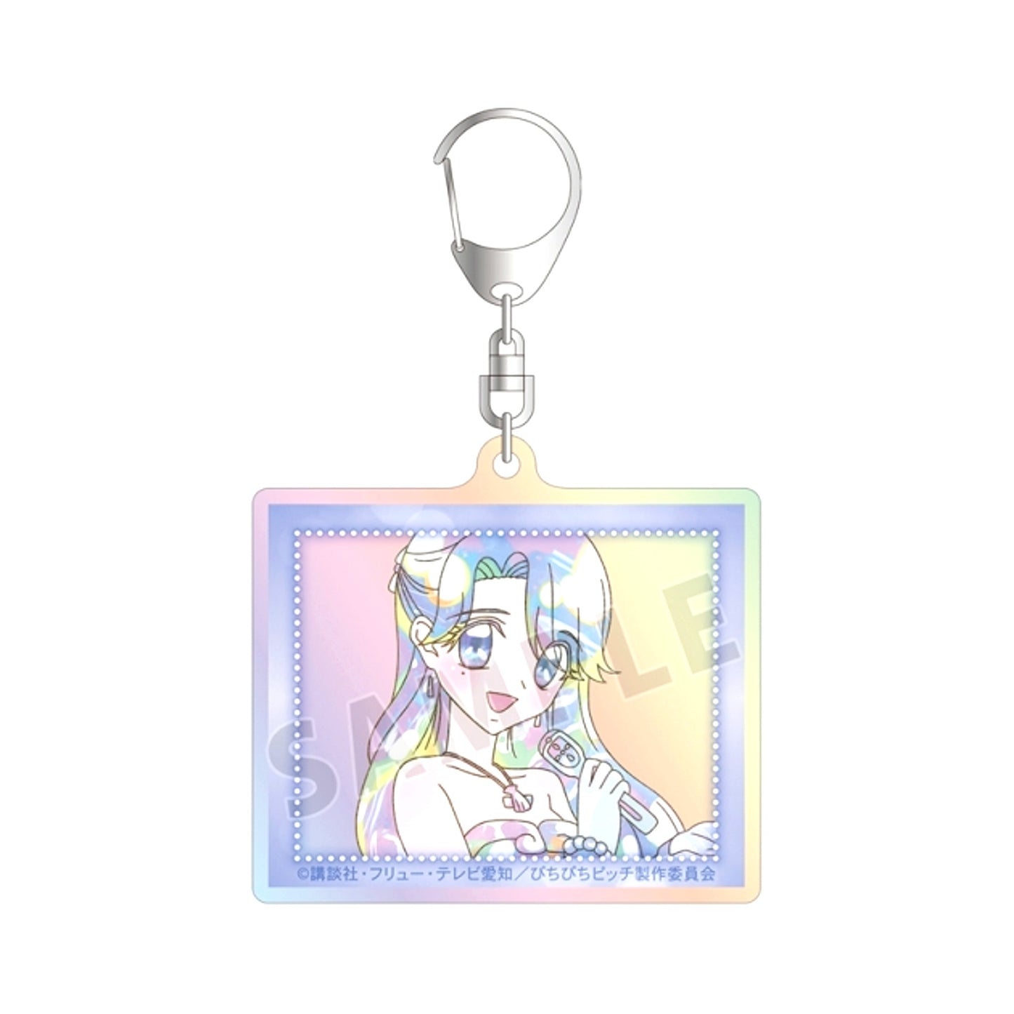 Anime Pichi Pichi Pitch Noel Ani-Art KAWAII label Aurora Acrylic Keychain Goods - Keychain [NEW]