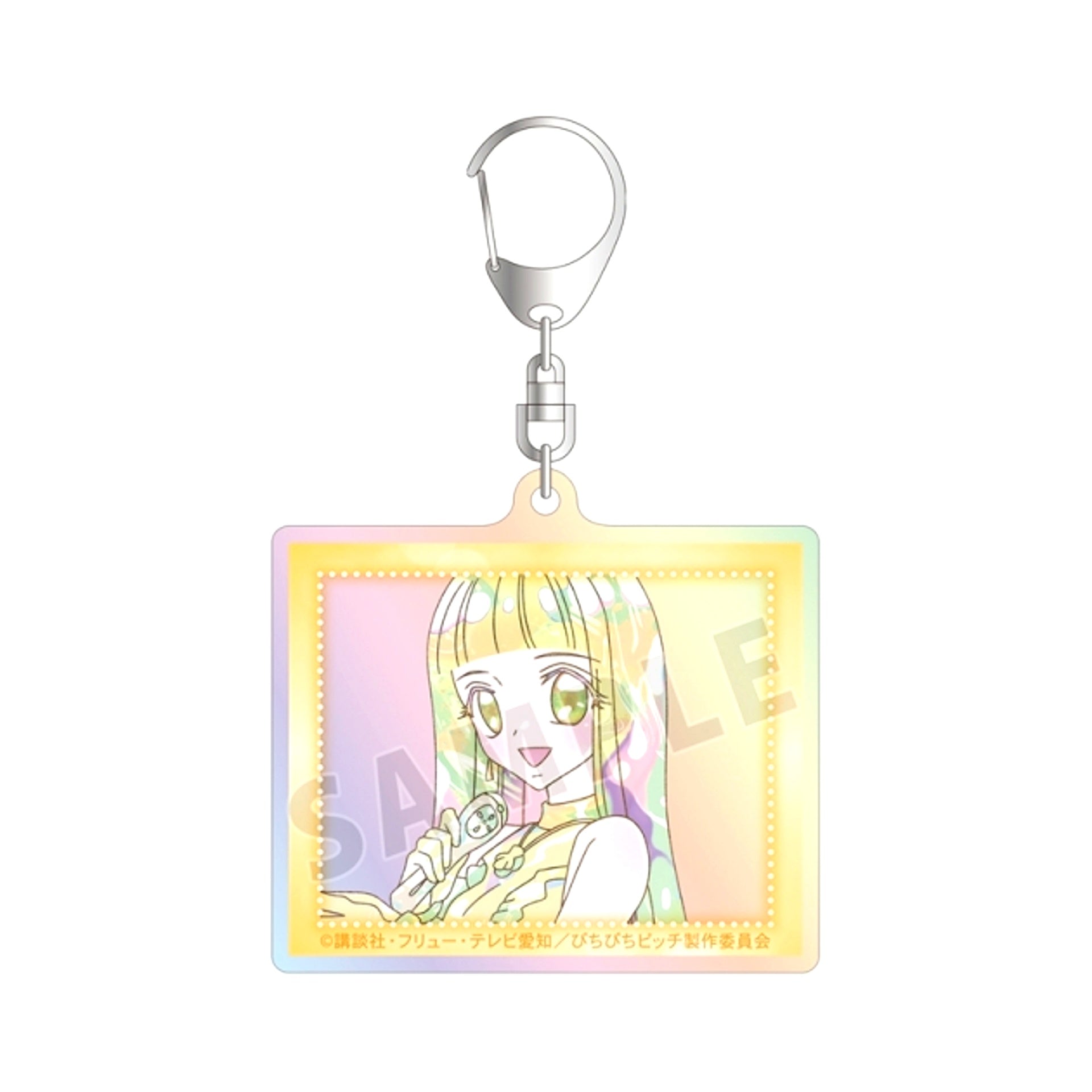 Anime Pichi Pichi Pitch Coco Ani-Art KAWAII label Aurora Acrylic Keychain Goods - Keychain [NEW]