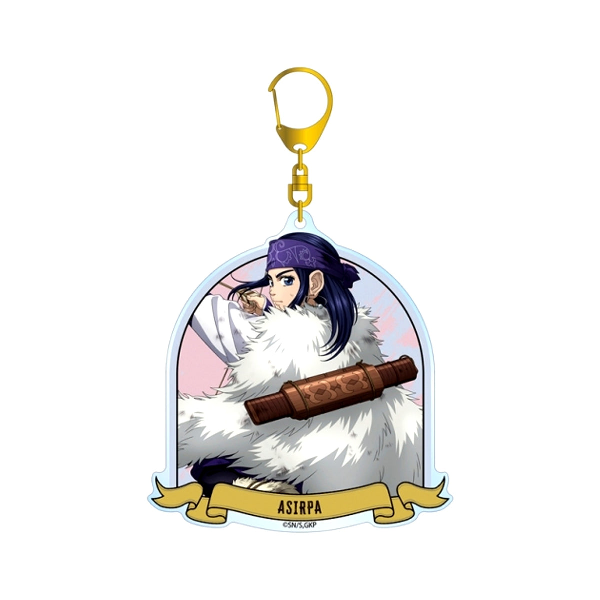 TV Anime Golden Kamuy Newly Drawn Asirpa Fighting Back ver. BIG Acrylic Keychain [NEW]