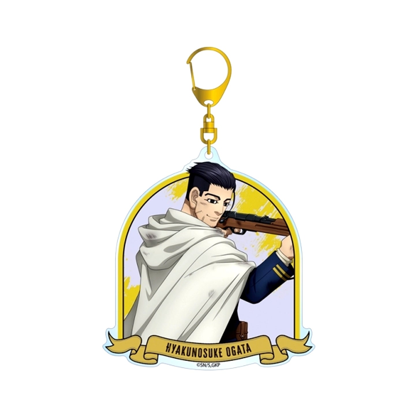 TV Anime Golden Kamuy Newly Drawn Hyakunosuke Ogata Fighting Back ver. BIG Acrylic Keychain [NEW]