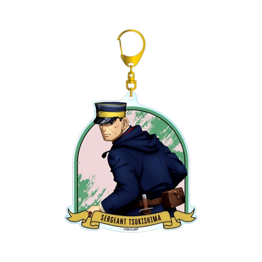 TV Anime Golden Kamuy Newly Drawn Sergeant Tsukishima Fighting Back ver. BIG Acrylic Keychain [NEW]