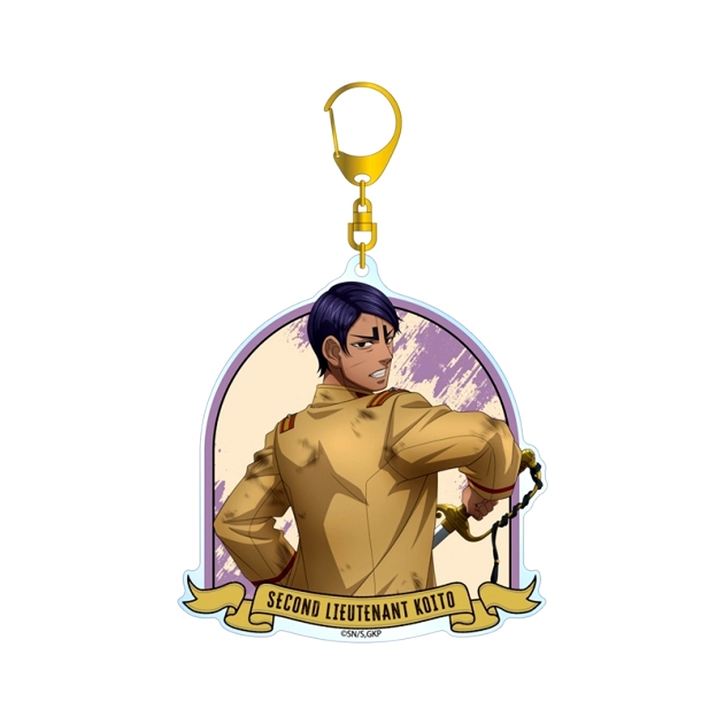 TV Anime Golden Kamuy Newly Drawn Ensign Koito Fighting Back ver. BIG Acrylic Keychain [NEW]