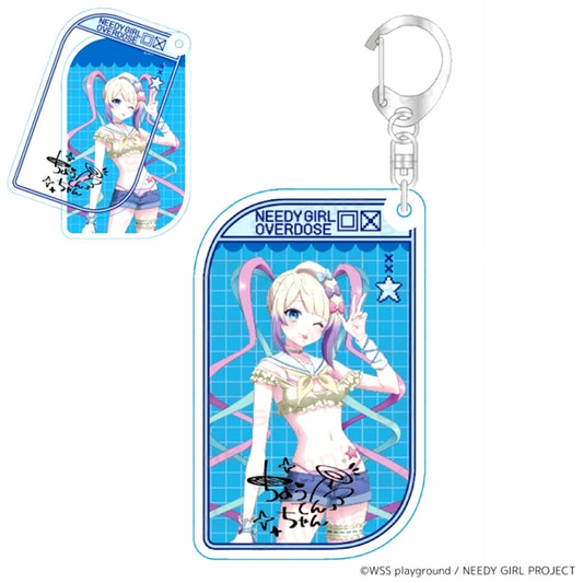 NEEDY GIRL OVERDOSE Slide Acrylic Keychain Four Seasons ver. Summer [NEW]