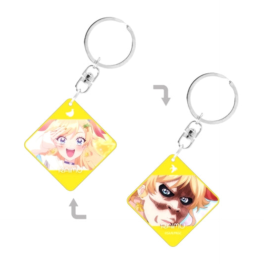 TV Anime "Kaiju Girl Caramelise" Raimu Kono Scene Photo Double-Sided Acrylic Keychain [NEW]