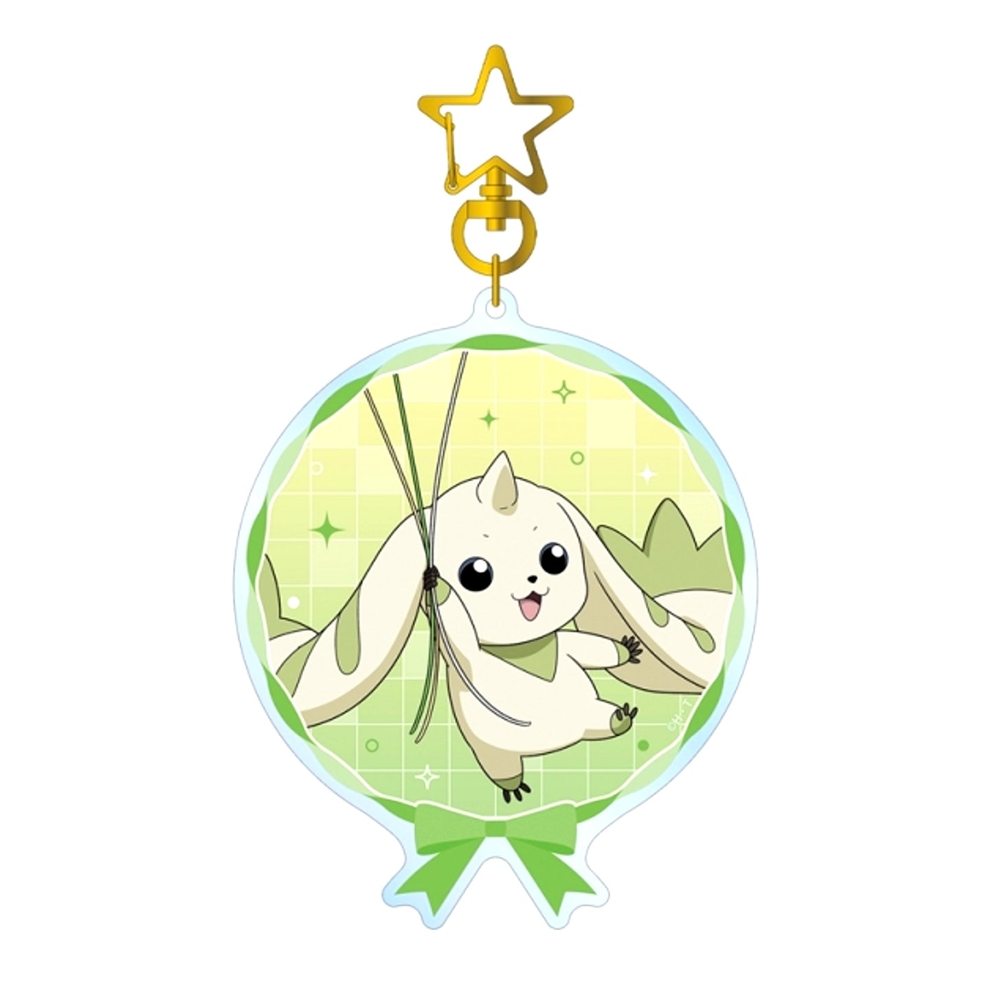 Digimon Tamers Newly Drawn Terriemon Balloon ver. BIG Acrylic Keychain Goods - Keychain animate Advance Sale [NEW]