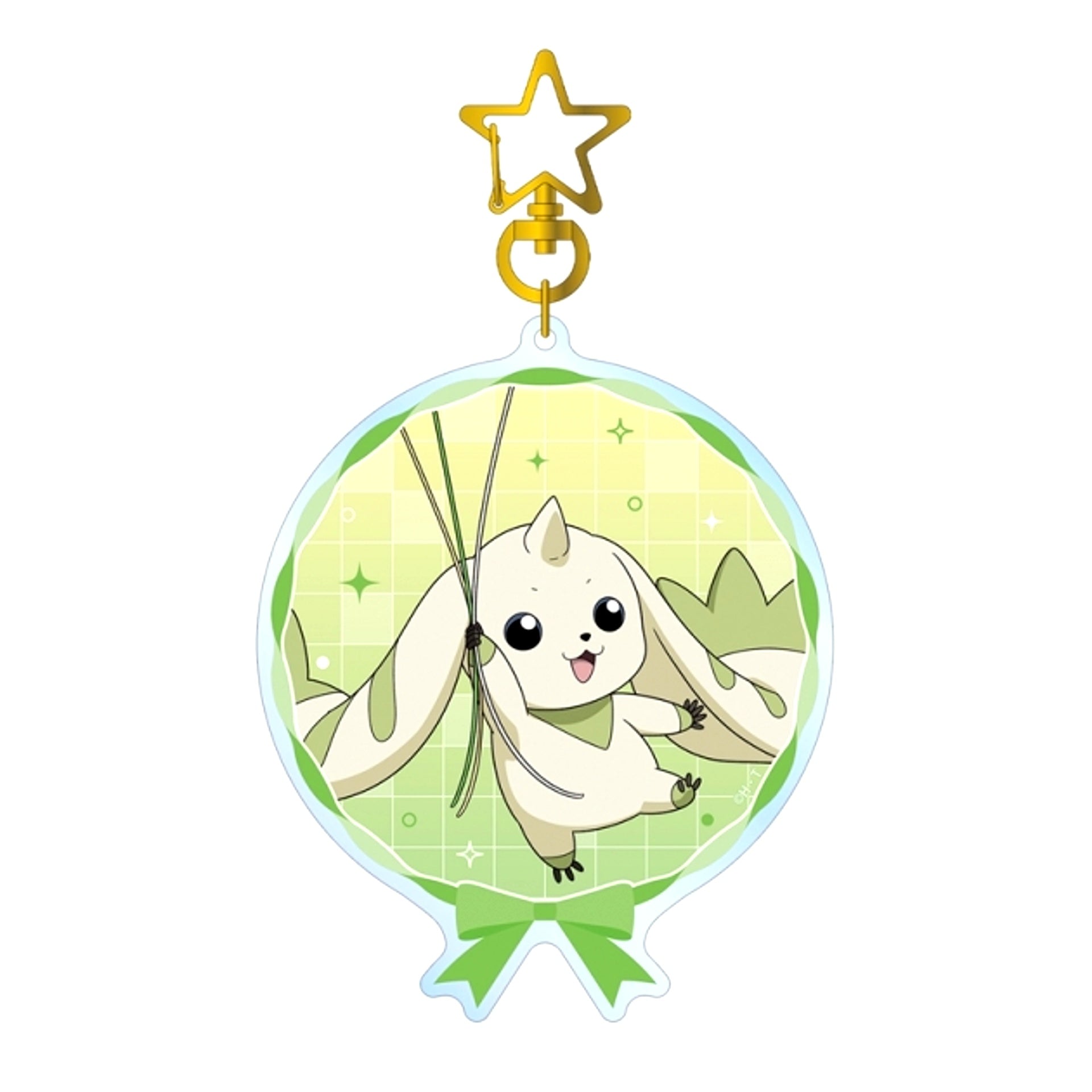 Digimon Tamers Newly Drawn Terriemon Balloon ver. BIG Acrylic Keychain Goods - Keychain animate Advance Sale [NEW]