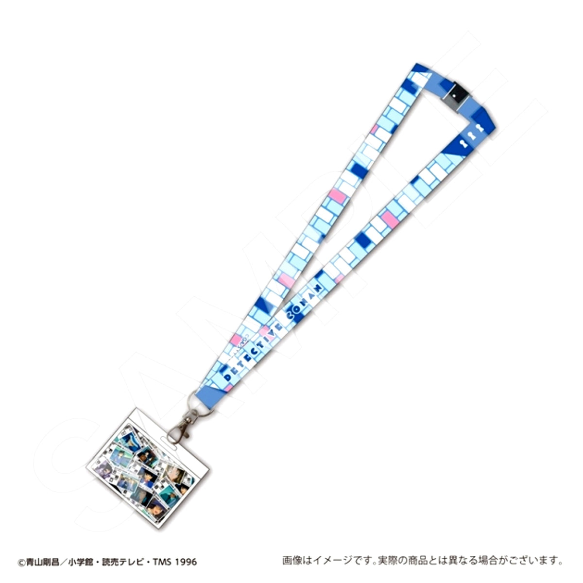 Detective Conan with Card Neck Strap Brick x Light Blue Character Moment Selection Part 2 Goods - Strap [NEW]